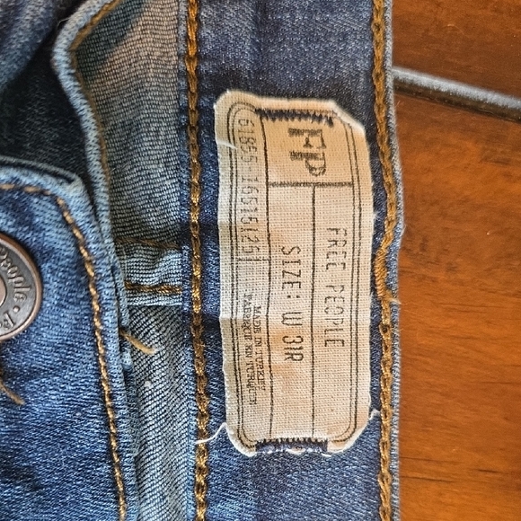Free People Blue Denim Jeans - Picture 3 of 8